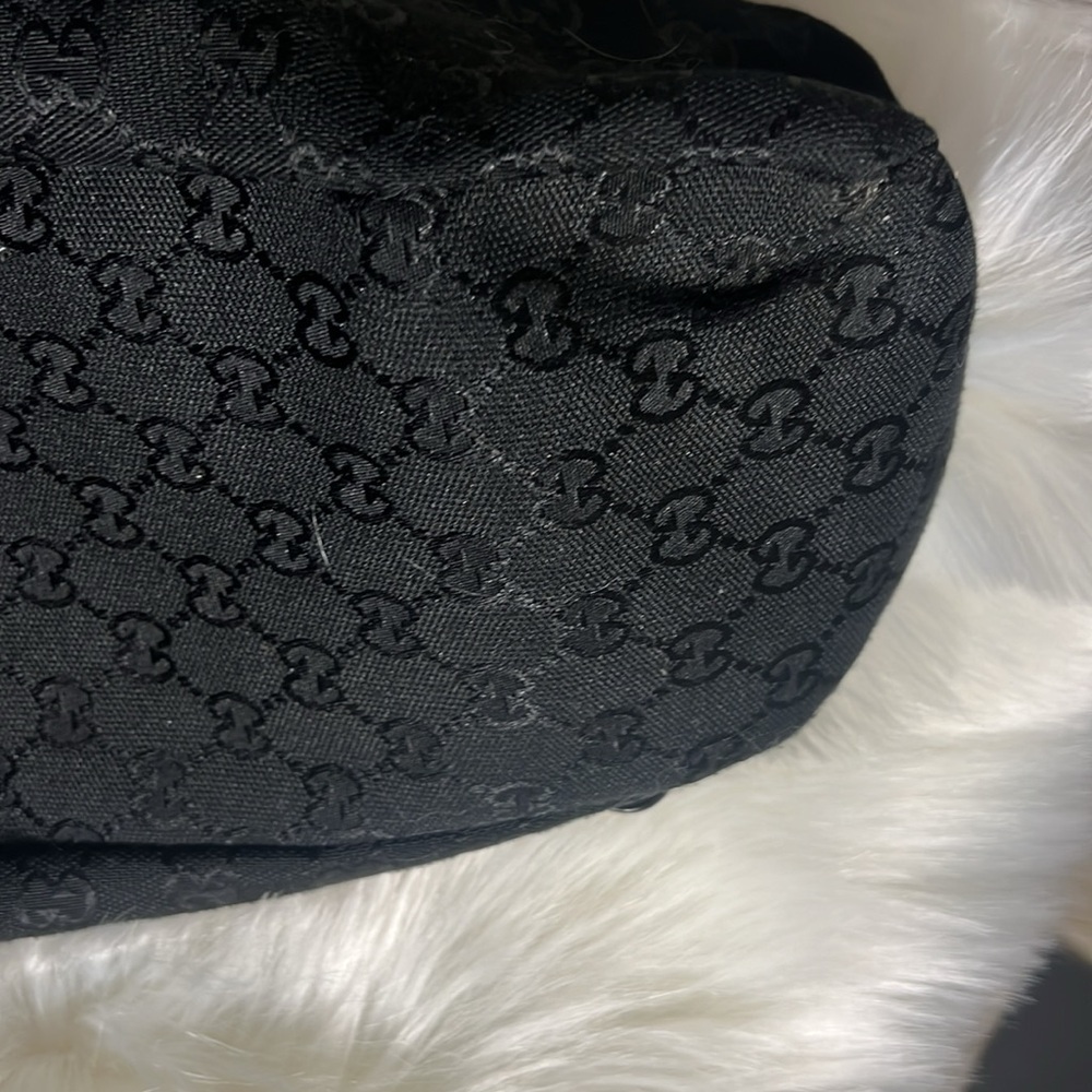 Gucci GG Canvas Horsebit Chain Black Bag $450 OBO. Missing Some Hardware - Picture 8 of 13